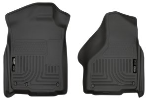 Dodge Ram 2500 Floor Liners - Front - Husky Liners - WeatherBeater - Black - `03-`09